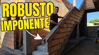Tour na OBRA de 8 KITNETES: Olha a estrutura dessa ESCADA!
