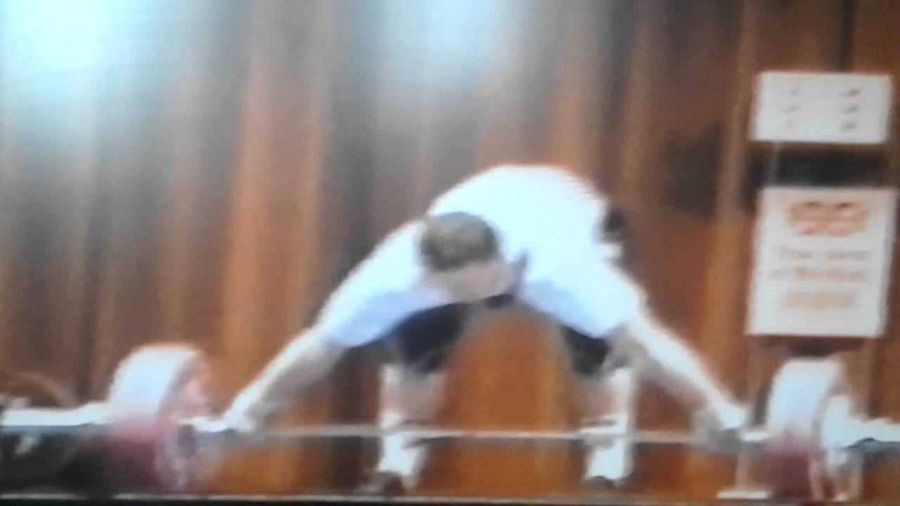 John McComish 140kg Snatch