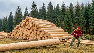 I Built a Log Cabin in The Forest | START to FINISH in 300 Days