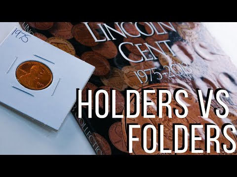 How Should You Store Your Coin Collection? - Coin Collecting Folders Vs. 2X2 PVC Free Coin Holders