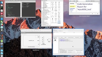 How to acquire sensor value from MPU6050 with Simulink external mode simulation