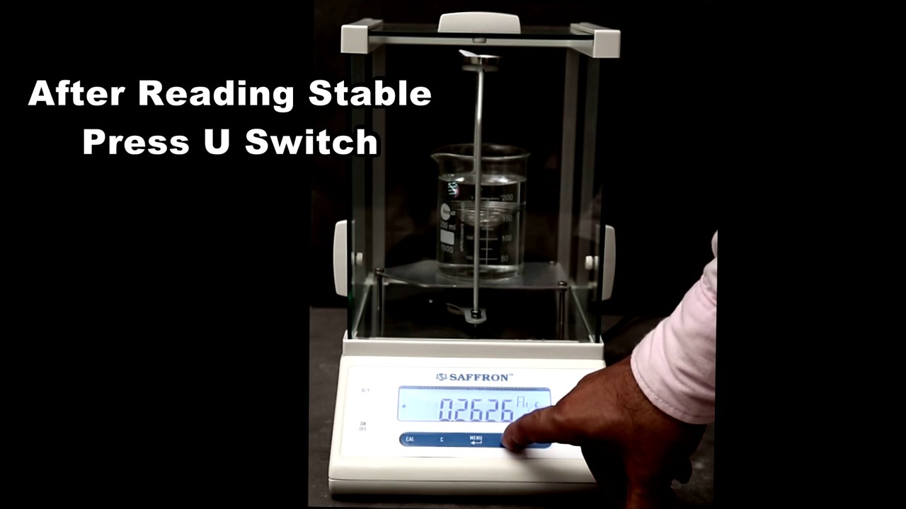 Density Balance-Repeatability - YouTube