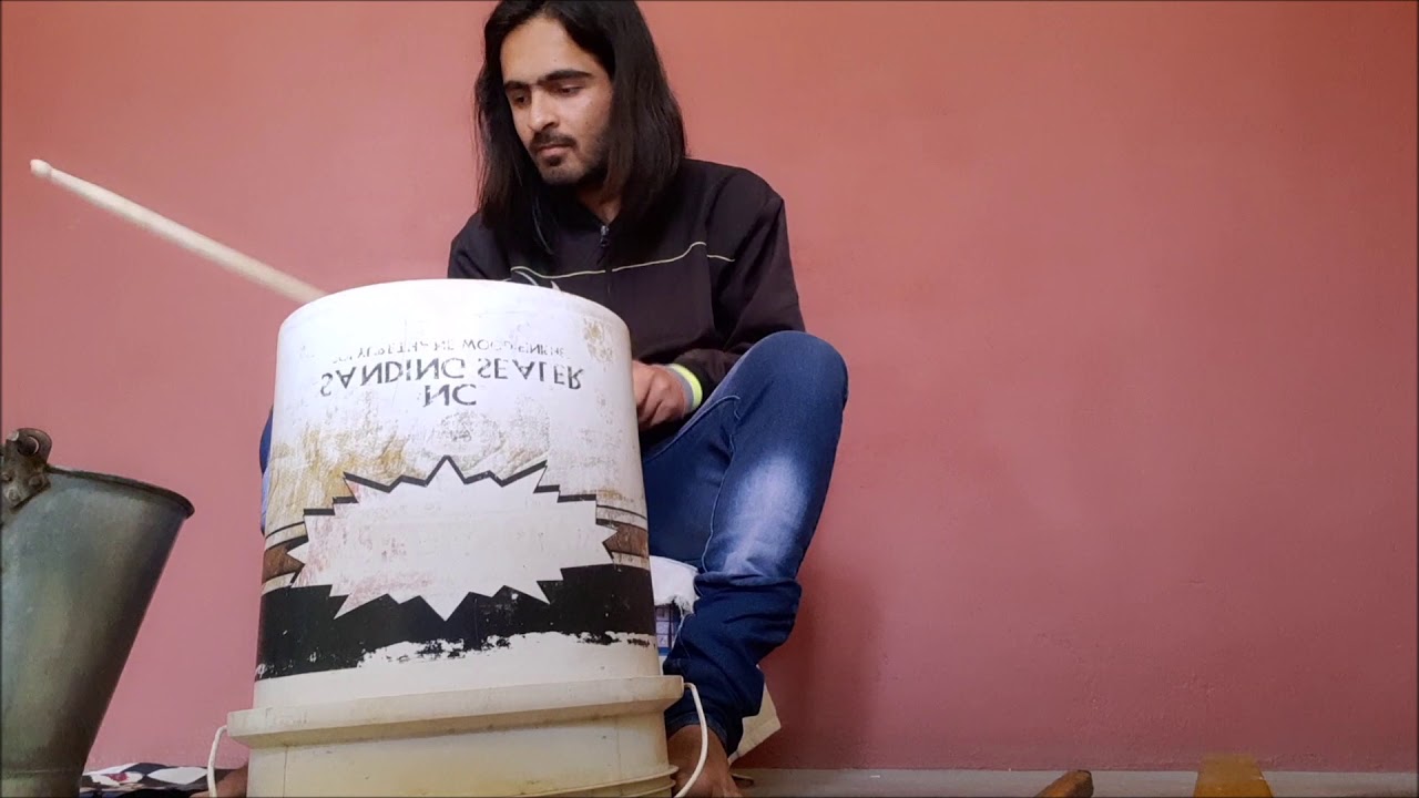 Indian Bucket Drumming Part2 Inspiration from Gordo Drummer