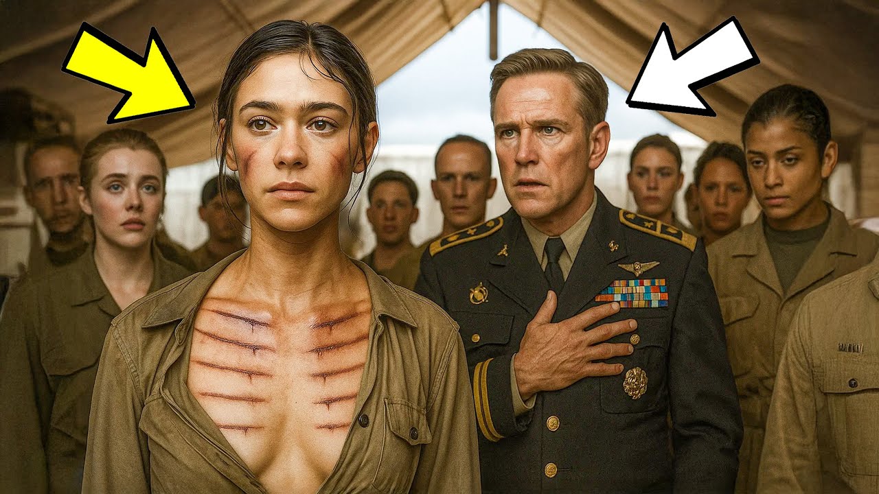 Sie hob ihr Shirt und zeigte die Wunde – der Admiral schwieg, als er ihre Rippennarben sah