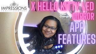 IMPRESSIONS VANITY HELLO KITTY MIRROR APP FEATURES | KITTY'S BEAUTY screenshot 5