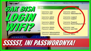 Cara Login Wifi Indihome 2021 (ZTE, Huawei, TP-Link, Alcatel, Fiberhome, dll), Ini Passwordnya! Cara Login Wifi Indihome 2021 (ZTE, Huawei, TP-Link, Alcatel, Fiberhome, dll), Ini Passwordnya!