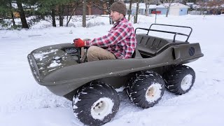 First Ride On The $800 2Stroke 6x6 TANK (This Thing Moves!)