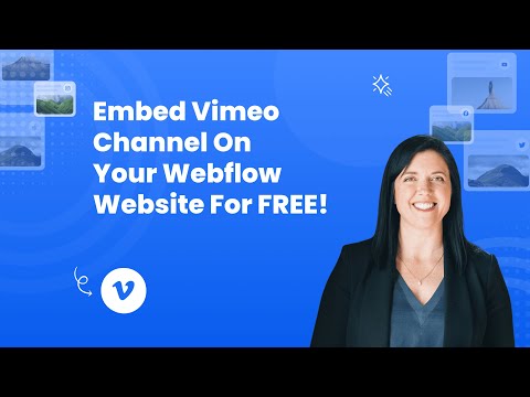 How to embed Vimeo channel on Webflow? #embed #vimeo #channel #webflow