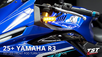 How to Install TST LED Front Pod Turn Signals on 2025+ Yamaha YZF-R3 by TST Industries
