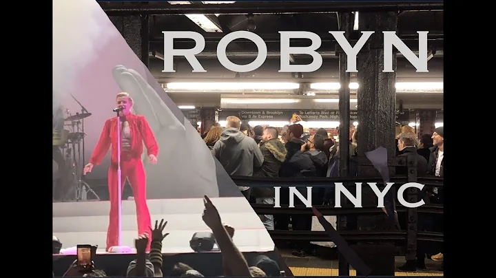 AMAZING ROBYN SUBWAY DANCE PARTY after AUDIENCE TA...