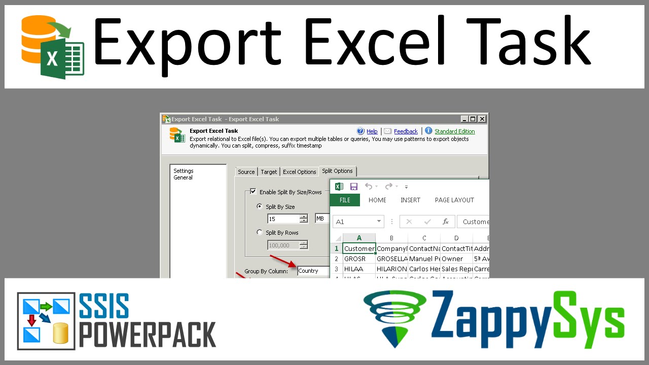 Ssis Export To Excel Multiple Worksheets