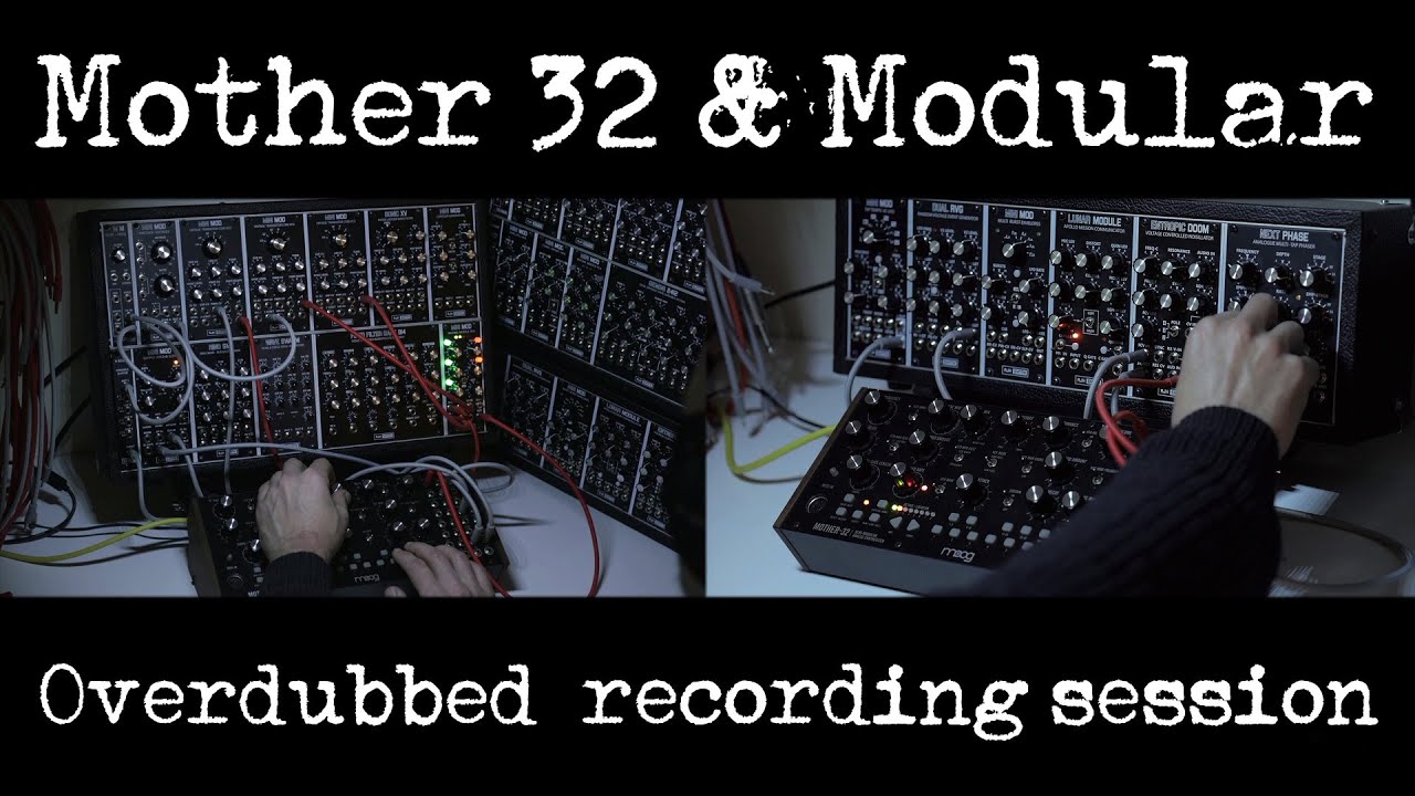 Moog Mother 32 & Modular Multitrack recording with Eurorack modules