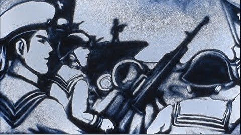 Tranh cát TỔ QUỐC NHÌN TỪ BIỂN - Họa sĩ tranh cát Lê Phong Giao Sand Art [Official]