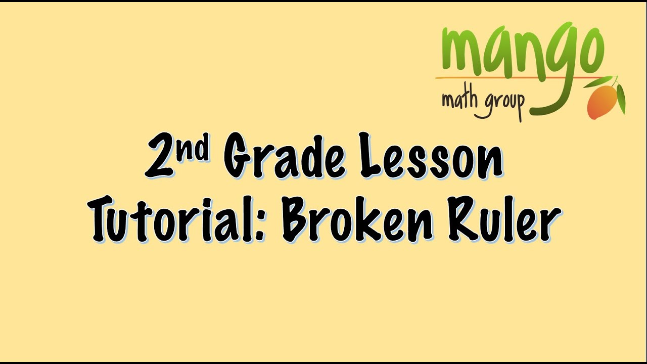 second grade broken ruler youtube