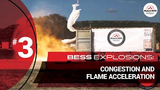 BESS Explosions: Congestion and Flame Acceleration