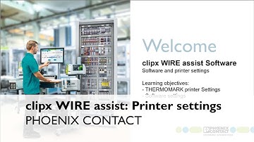 clipx WIRE assist Software – Software and printer settings