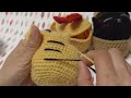 寅　着ぐるみ　にゃんこ先生用　Crochet　あみぐるみ　ツムツム形　１００均糸使用　costume