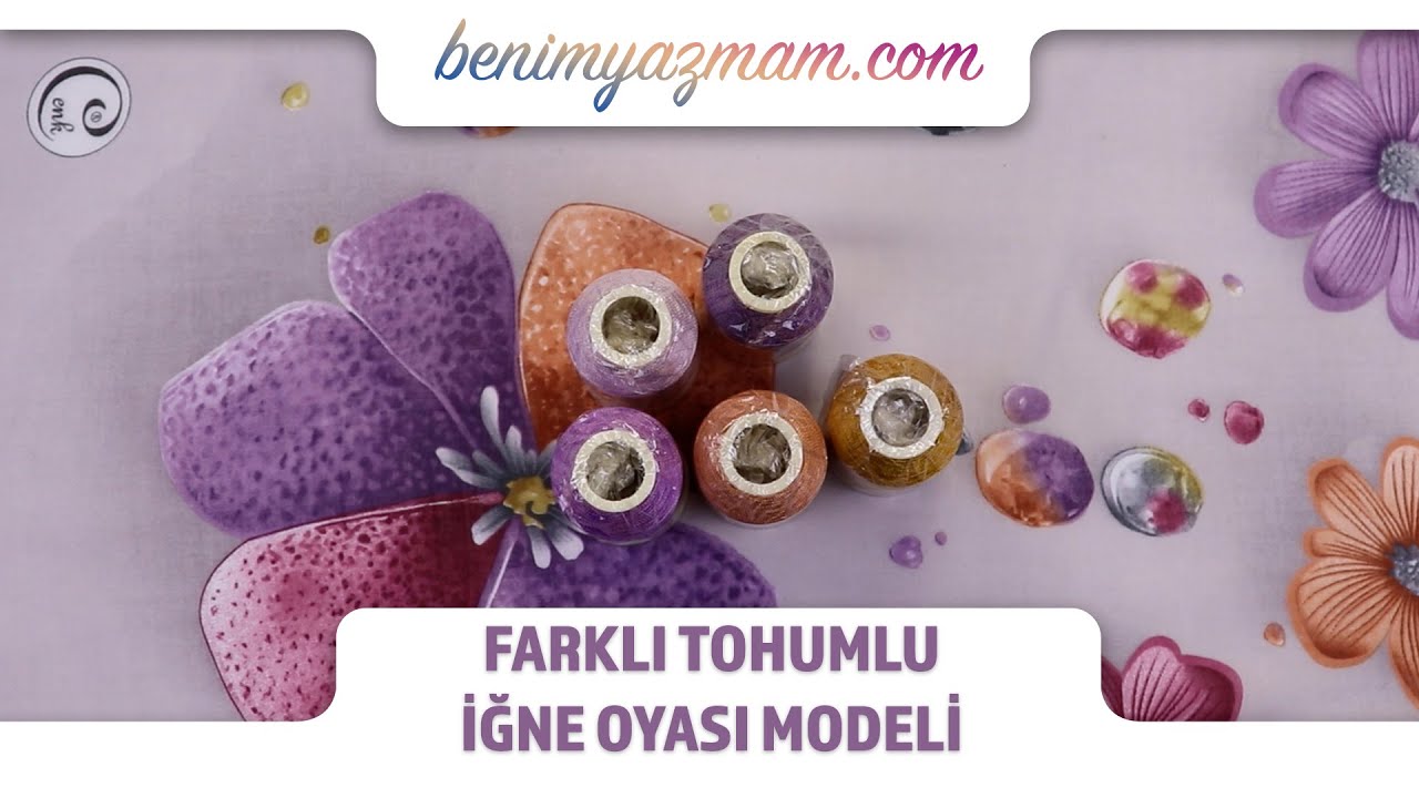 Üç Yaprak İle Farklı Top Tohumlu İğne Oyası Modeli.🤗🏵❤️
