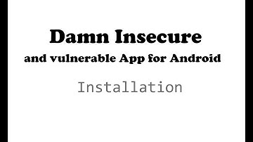 DIVA Android - Damn Insecure and vulnerable App for Android Installation #39