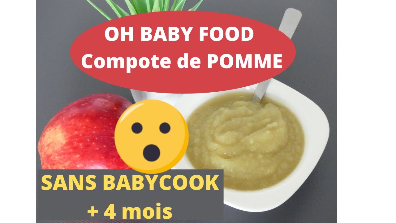 10 recettes de compotes pour bébé