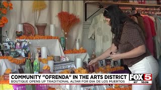 Community 'Ofrenda' unveiled in downtown Las Vegas for Dia De Los Muertos