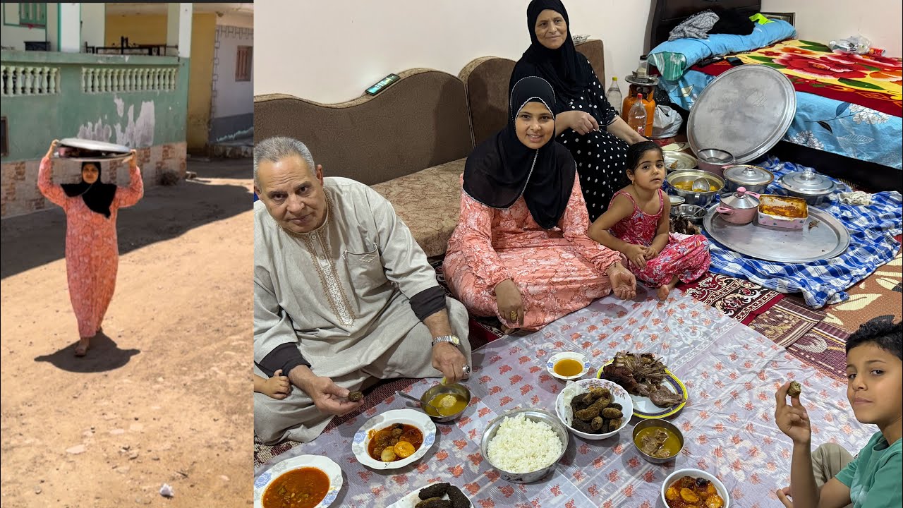 اللي مالوش خير في اهله🥰مالوش خير في حد شالت الأكل علي راسي ورحت نتغدا سويا يوم الجمعة ونفتح نفس بعض