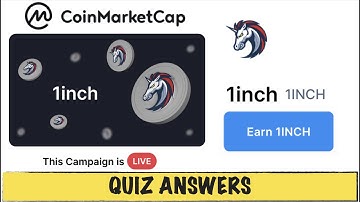 1INCH Quiz Answers | Earn Free 1INCH Coin | Learn & Earn 1INCH (1INCH) on coinmarketcap
