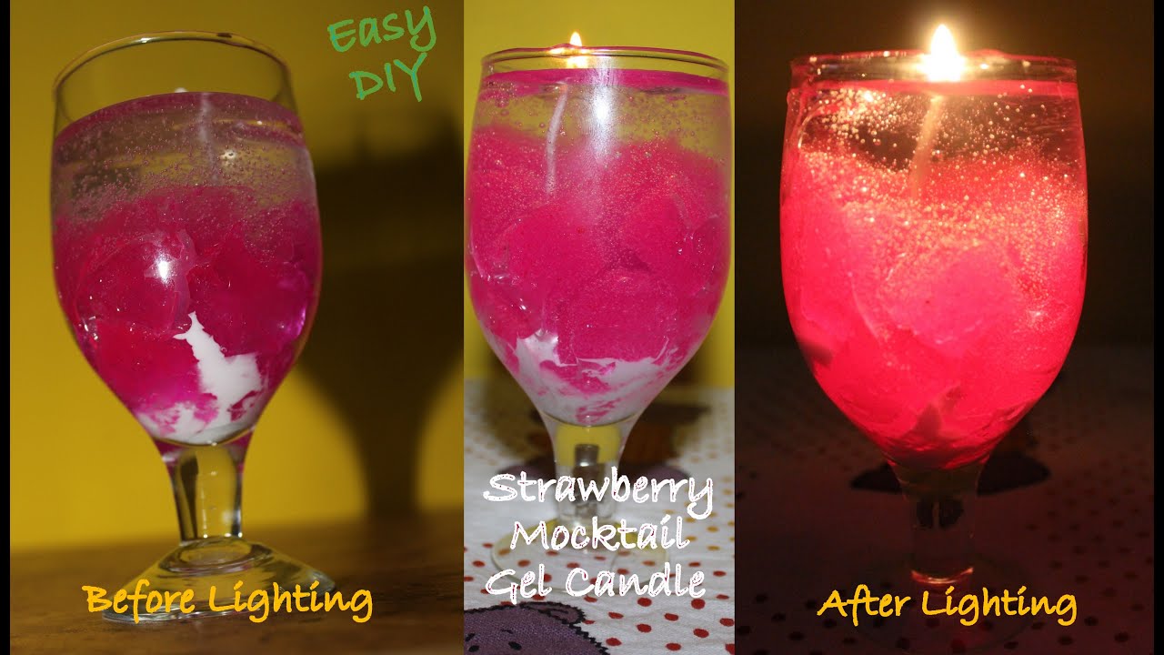 DIY GEL WAX CANDLES: Ho to Make Theses Crazy Cool Candles Using