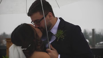 Maria + Kristoph | 2018 Winter Wedding at Elora Mill