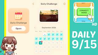 Connect Word Daily Challenge September 15 2026 Answers Walkthrough