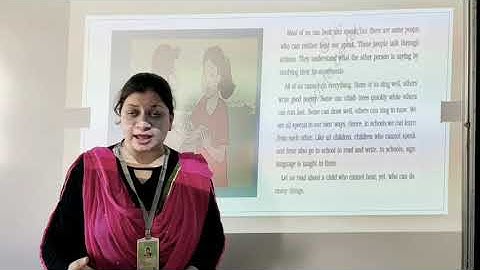 Subject: EVS, Class: 3, Chapter no: 7, Saying Without Speaking, Part: 1