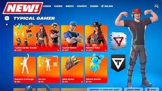 NEW ICON Series Typical Gamer Skins & Emotes Item Shop Full BUNDLE Showcase Fortnite!