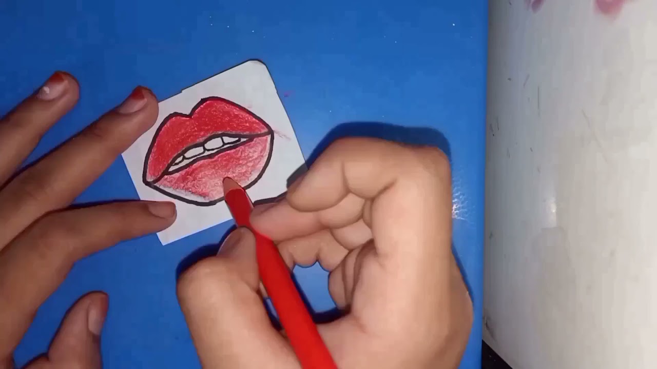 lip colouring - YouTube