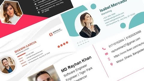 Email signature via Adobe Photoshop ||  Bangla Tutorial 2023