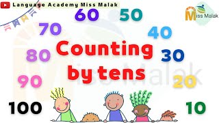 Counting by tens| العد بالعشرات من 100 الي 10 بالأنجليزية -ميس ملك
