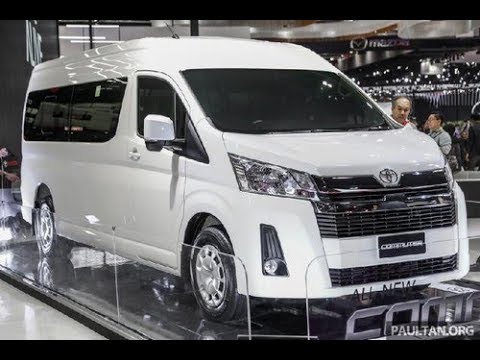 Toyota 'cá mập' Hiace 2019 ra mắt với nhiều thay đổi - YouTube