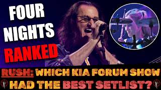 Which RUSH RETURN SHOW Was The BEST? RANKING All 4 KIA FORUM NIGHTS