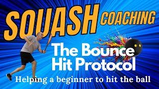 Squash Coaching Beginners - The Bounce Hit protocol