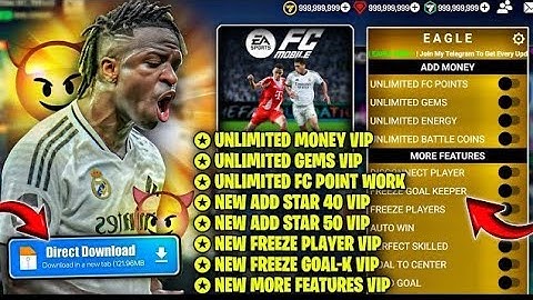 FC Mobile 26 MOD MENU v26.1.01 - Unlimited Money+Fc Points | FC MOBILE MOD APK 2025