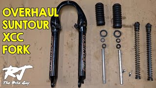 Suntour XCC Fork Service - Disassemble/Clean/Lube/Re-assemble by RJ The Bike Guy 10,423 views 1 year ago 13 minutes, 43 seconds