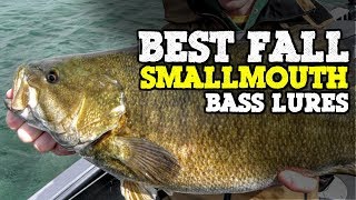 Top 5 Fall Smallmouth Bass Lures 