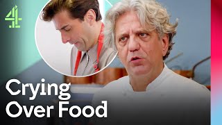 Celebs Food Makes Chef Locatelli Cry | Celeb Cooking School | Channel 4