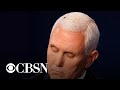 Fly lands on Pence's hair during vice presidential debate