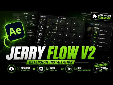 Jerry Flow V2 After Effects Extension | Download, Install & Complete Guide (2026)