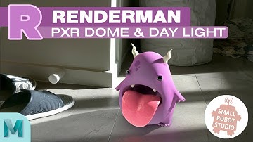 Renderman 23 Dome (HDRI) and Day Light Tutorial