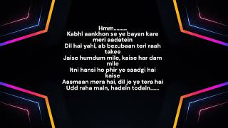Jaanam karaoke lyrics - Vishal Mishra - Bad News