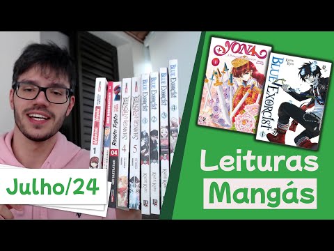 MANGÁ DO GALO, YONA E BLUE EXORCIST - Leituras de Mangás Julho 2024