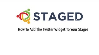 How To Add The Twitter Widget To Your Stages