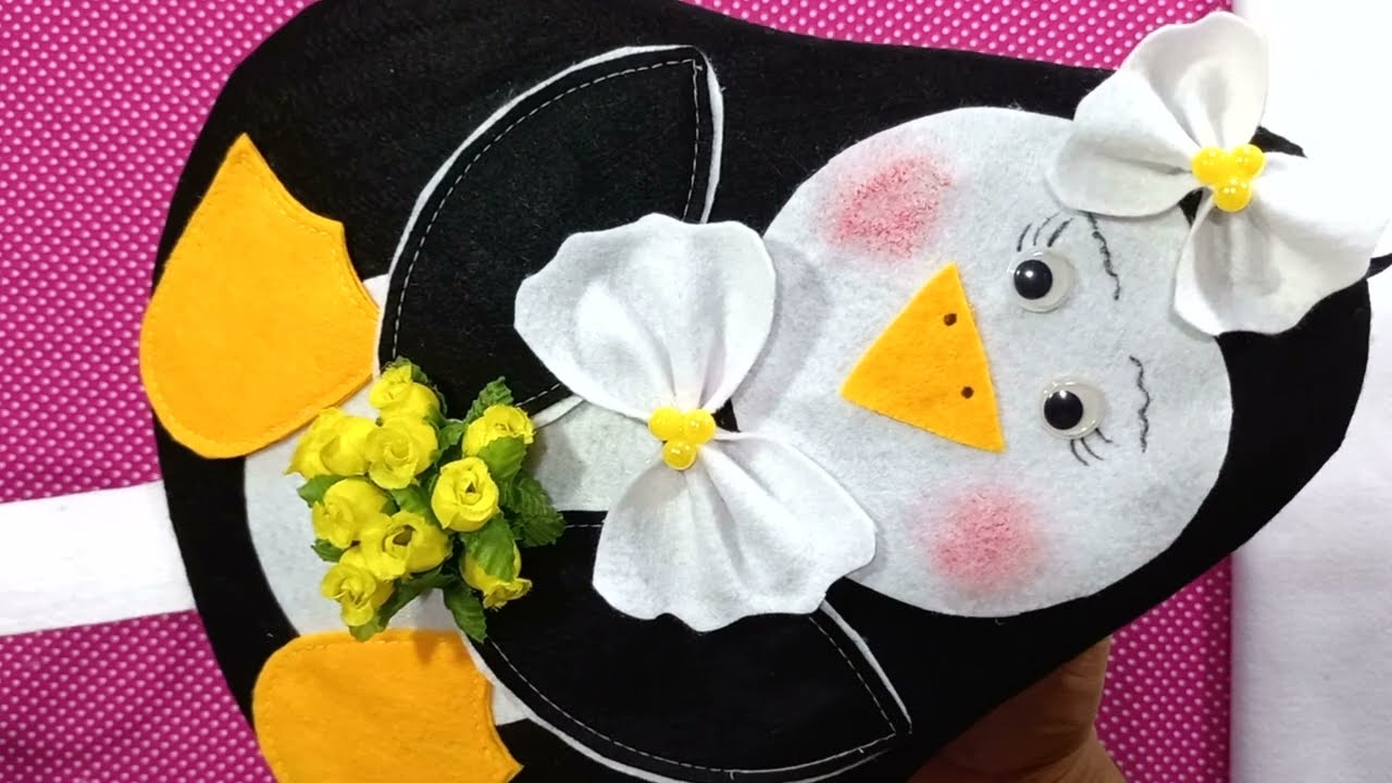 porta pano de prato pimguim