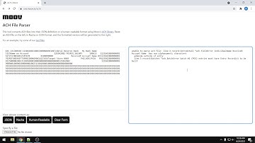 Intro to Moov OSS in-browser tools (ACH, Wire, Watchman)